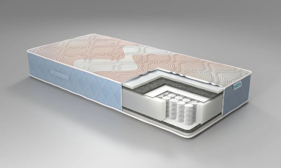 Real Mild Mattress with Independent Spring Block