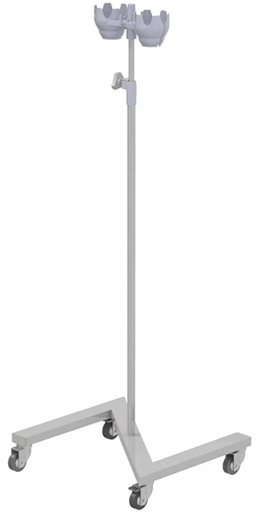 حامل طبي لتسريب سوائل على عجلات، معدني، قابل للتكديس - موديل MSK-320