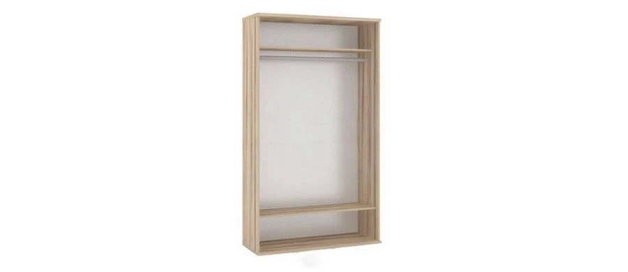 Two-Door Wardrobe in White/Desira Ash - Marta LD.636020.000