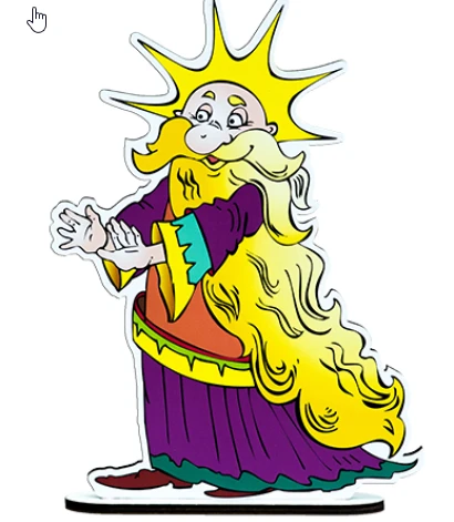 لعبة تعليمية - شخصية غابة البنفسج