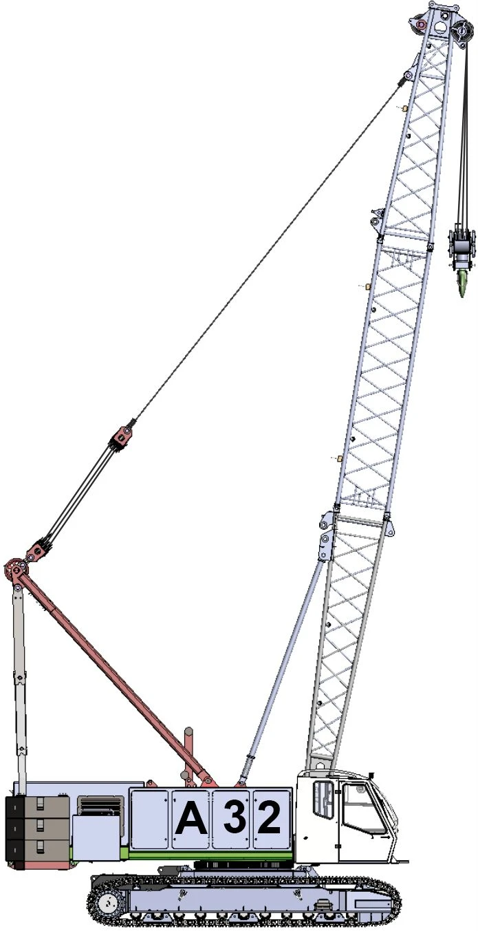 Crawler Crane A32 with Cabin 131.17.00.000 and Eurasian Engines