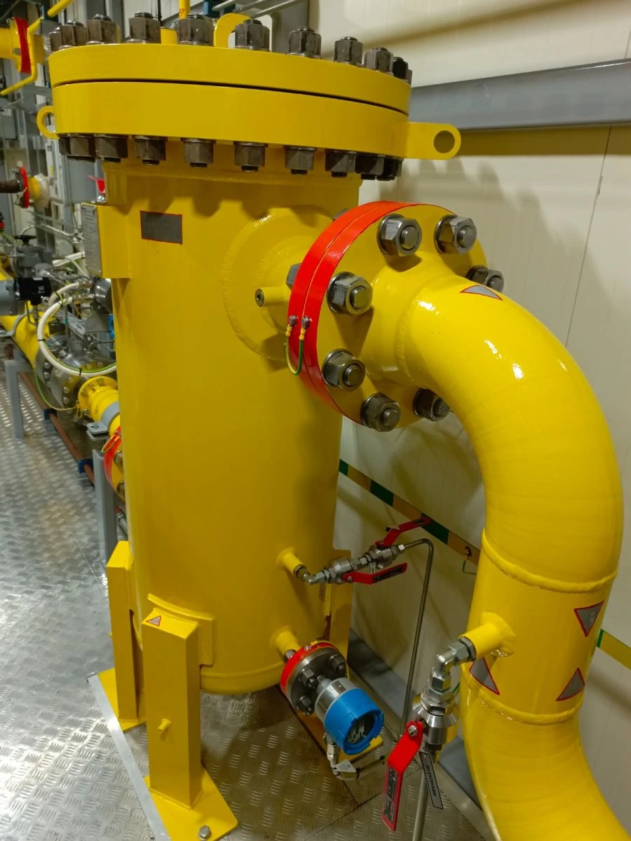 Gas Flow Filter-Separator for Natural Gas Cleaning GTS FV-G-1600/140543-16