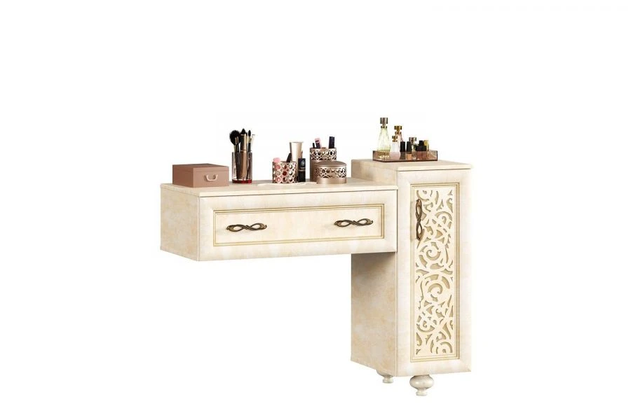 طاولة زينة ألكسندريا LD 625110.000 (جلد لنتو/روستيكا)