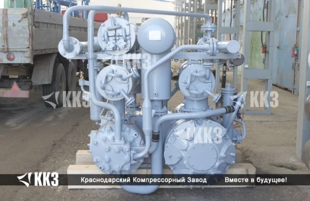 ضاغط الغاز المكبس الجاف للتطبيقات الفنية 2ГМ4-27/9С