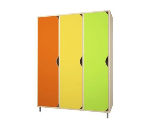 Three-Door Children's Clothing Wardrobe