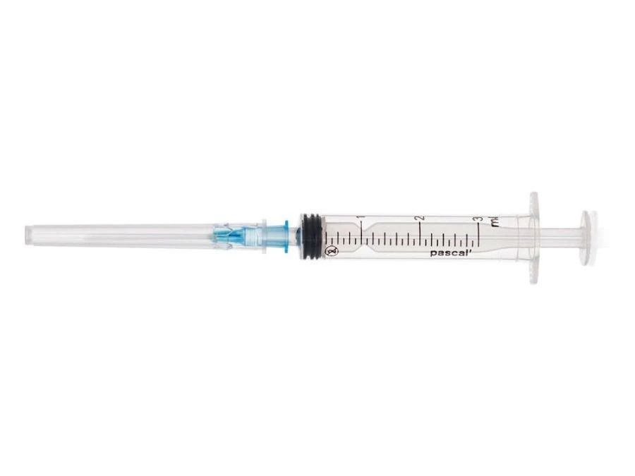 3 مل من حقنة لور المعقمة للاستخدام مرة واحدة مع إبرة 23G × 1