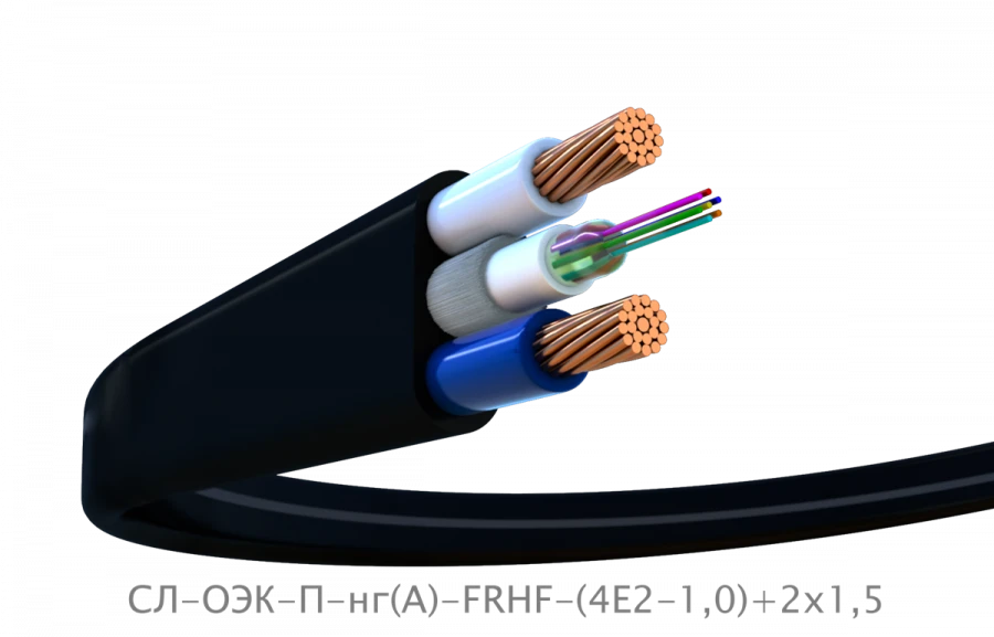 كابل بصري كهربائي مسطح لنقل الإشارة والطاقة - SL-OEK-P