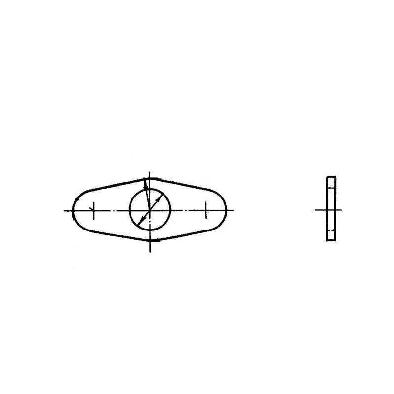 Washers for Two-Ear Nuts OST 1 34514-80