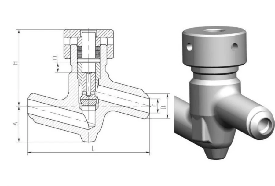 Reverse Valve for Thermal Power Plants 720-20-0A-01