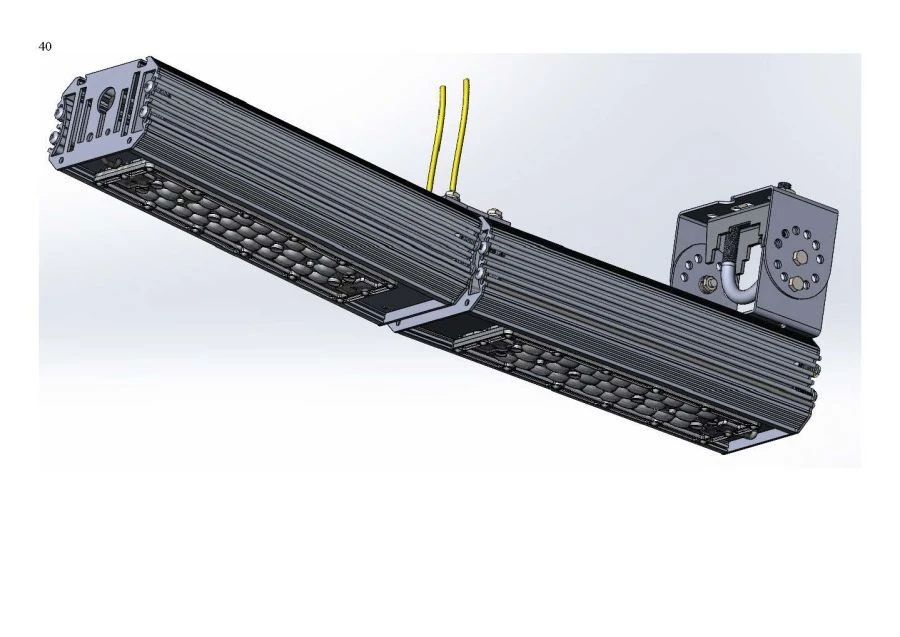 مصباح LED بتصميم صناعي "MTM IoT" من سلسلة كيوبيك 80 مع وحدتين