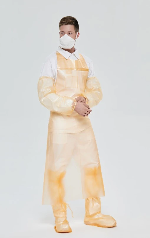Additional Decontaminable Protective Clothing Made of PVC Material