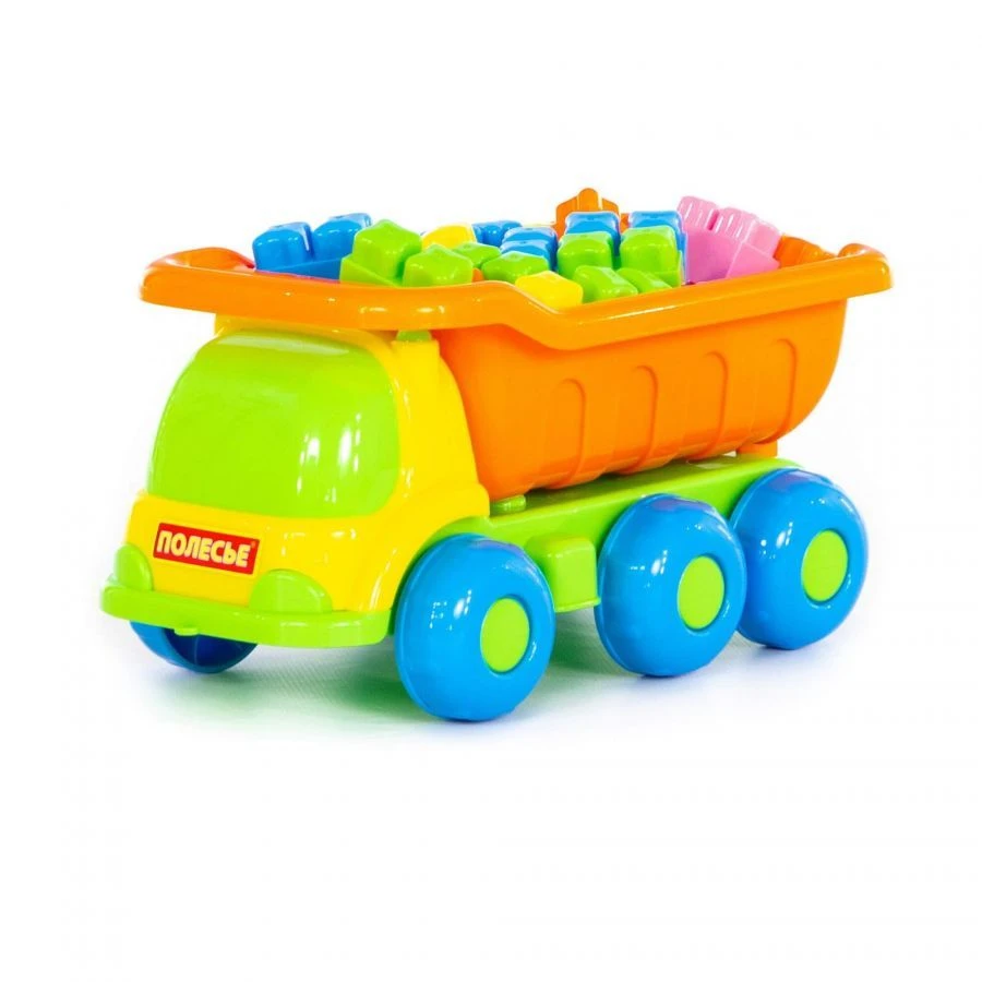 مجموعة كيشا: شاحنة تفريغ + مجموعة بناء مالوتكا (35 قطعة) - مجموعة رقم 272