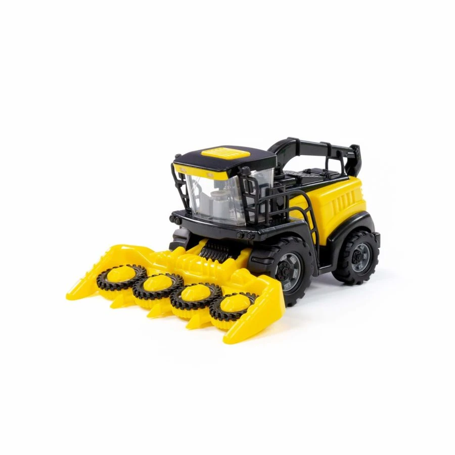 حصادة ألعاب صفراء تعمل بالقصور الذاتي للأطفال - بوليسيه رقم 2