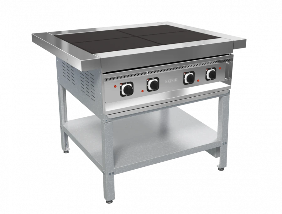Electric Stove KEP-4P-01 with 4 Burners, 1050x850x850 mm