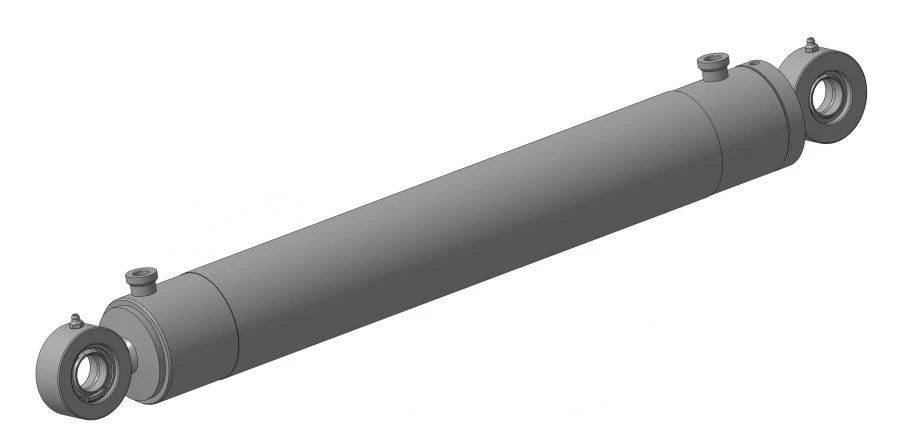 Hydraulic Cylinder for Push/Pull Applications, Model EDCG75.30.550.750