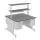 SPVLAB Series Island Table with Removable Frame