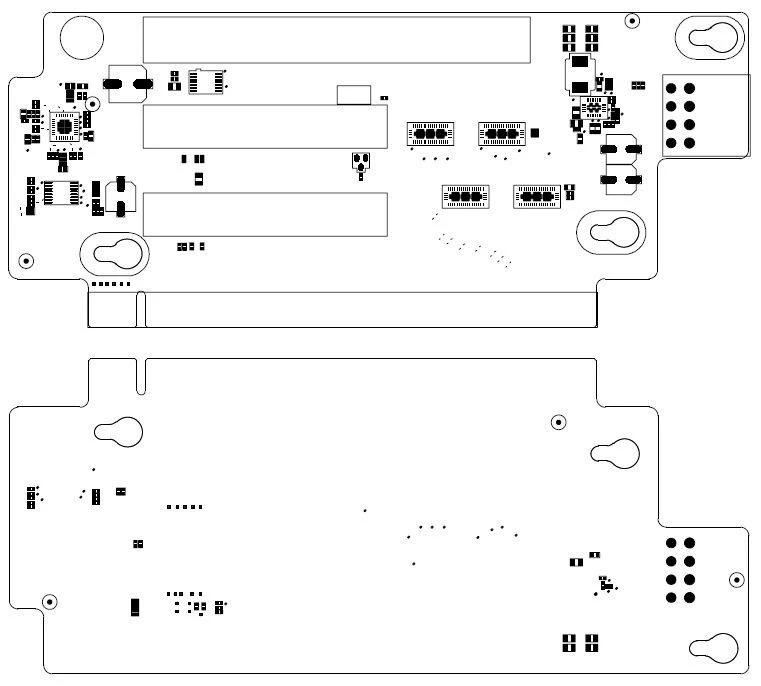وحدة توسيع PCIe x24 للاتصال بنظام الحافلة YADR.469555.069