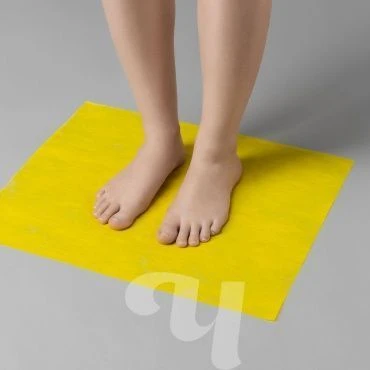 حصيرة سبانبوند صفراء 40x50 سم، 100 قطعة/علبة، الرقم 03-435