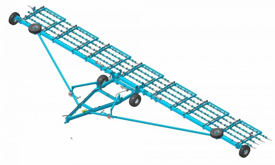 آلة حراثة الربيع واسعة العرض BPSH-21M-02 لتجهيز التربة