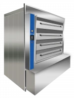 Cyclothermic Floor Oven for Baking Pastries and Breads, Model EMM 3x2/66x66/16.5