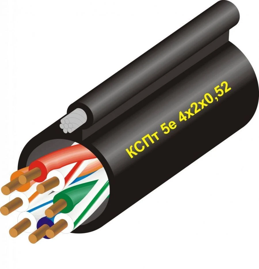 كابل هيكل KSPEt 5e 2x2x0.52