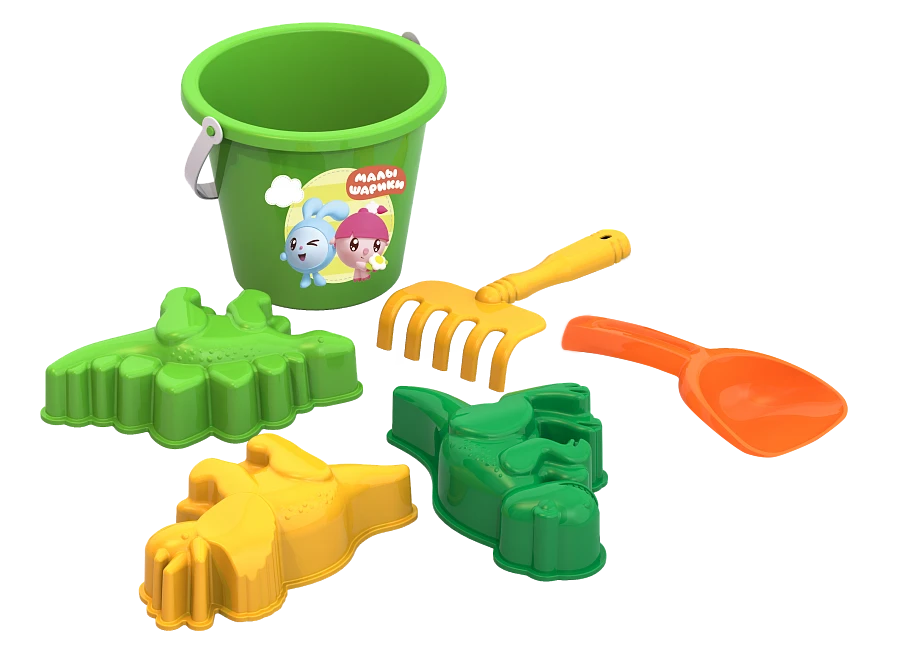 مجموعة لعب الرمل "ماليشاركي" رقم 2 مع كروش وكوشينكا