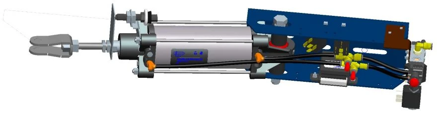 Pneumatic Door Actuator for Vehicles 40N1R63/116T1A008