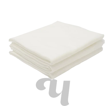 ملاءات سبانلايس بيضاء 50 جرام/م² 200x90 سم (عبوة من 10) - الكود 00-022