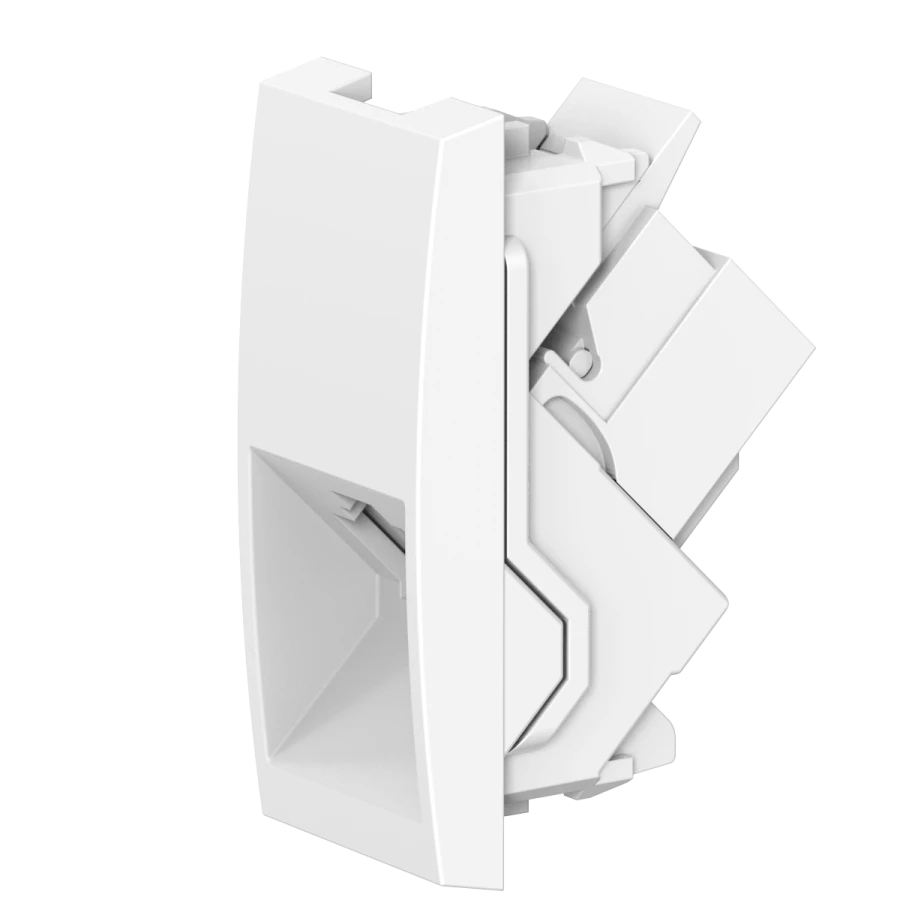 مقبس الهاتف CADUCEUS Aling Mode RJ12 6P4C، 1م، أبيض، رقم 663.0