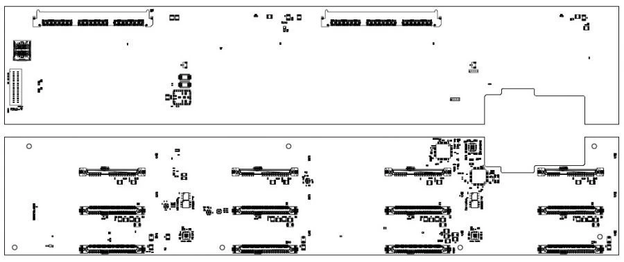 Front Integration Board for 12 LFF Drives YADR.V469555.030