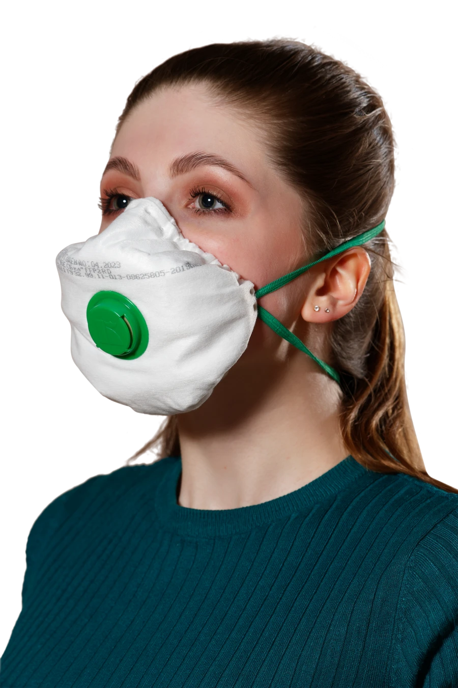 Filtering Half Mask for Aerosol Protection with Additional Vapor and Gas Protection "Lepestok-40E SB" FFP2 R
