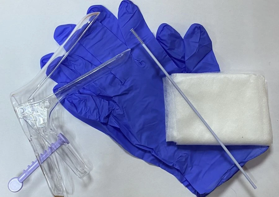 مجموعة أدوات نسائية للتجميع المعقم disposable "فيمينا®" مع مرآة L و سي