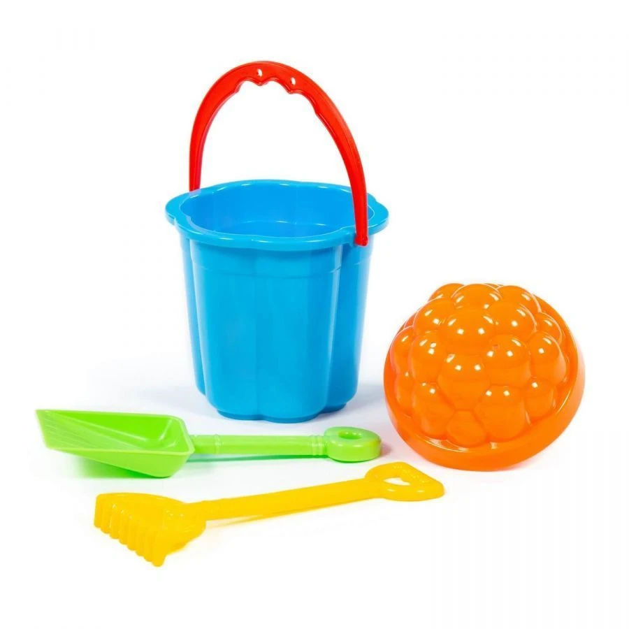Small Flower Bucket Set with Small Spade and Rake - Set No. 65, Code 3584