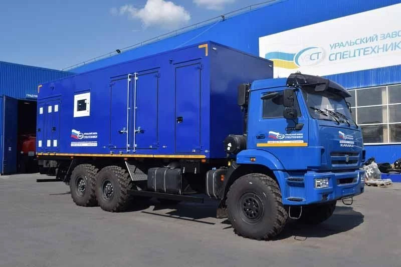 Repair and Welding Unit (ARS) UZST Type UZST03 Modification 586C-18 on KAMAZ 43118-50 Chassis