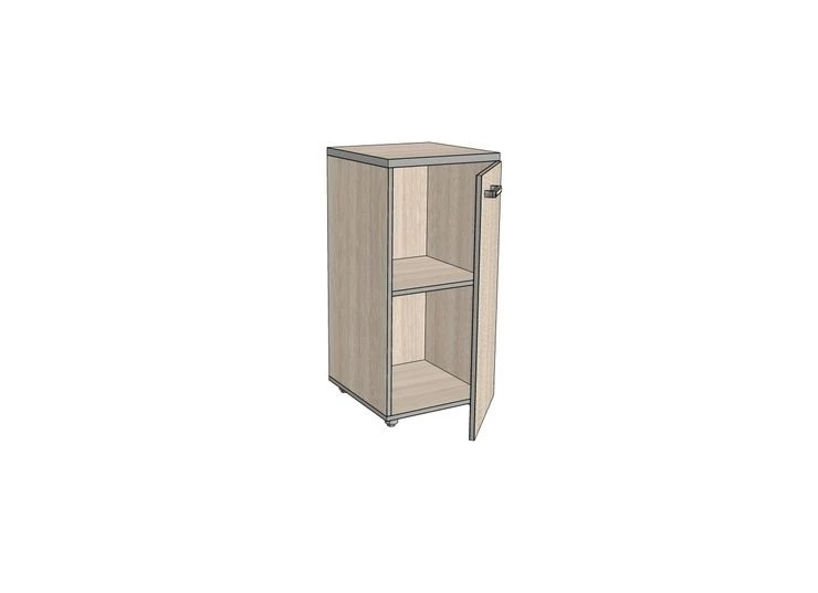 Narrow Low Single-Door Shelf 391*400*830 mm AssUZ-1