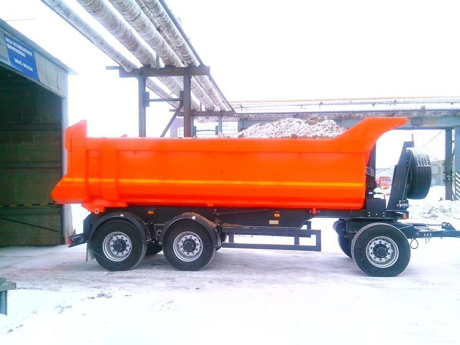 مقطورة تفريغ NEFAZ-8560-04 مع تعليق زنبركي