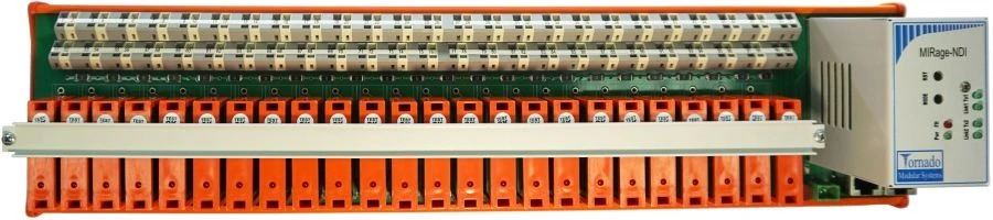 Discrete Input Device with 24 Signals 24V AC/DC, Individual Galvanic Isolation, MIRage-NDI-24