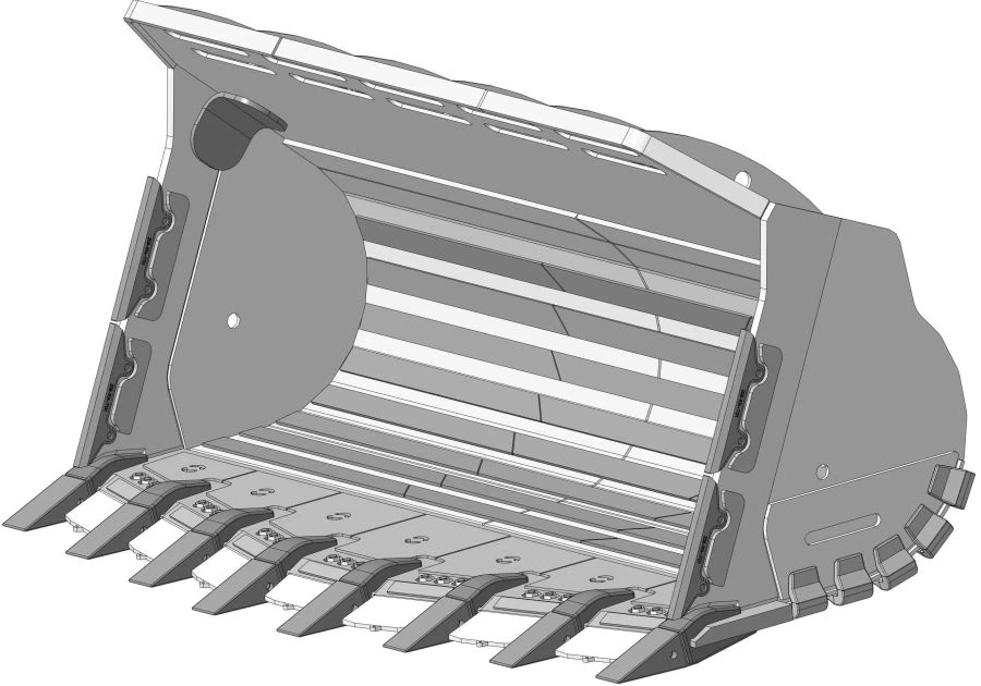 دلاء صخرية معززة بسعة 6.5م³ - FLRX-45-650d-NF.ST