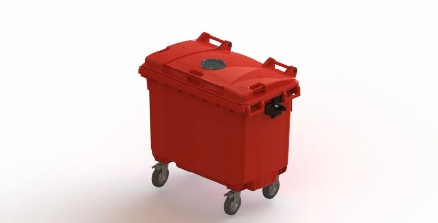 Mobile Waste Container 660L Art. 25.C19.V/1 (20.803.40.PE; 21.053.40.V/1)