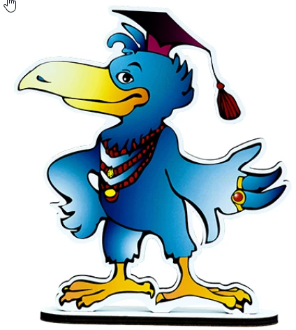 Educational Play Guide "Crow Meter" Character Figure