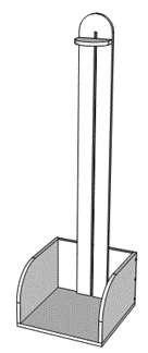 Growth Measurement Module for Preschool Furniture: Model "Ростомер