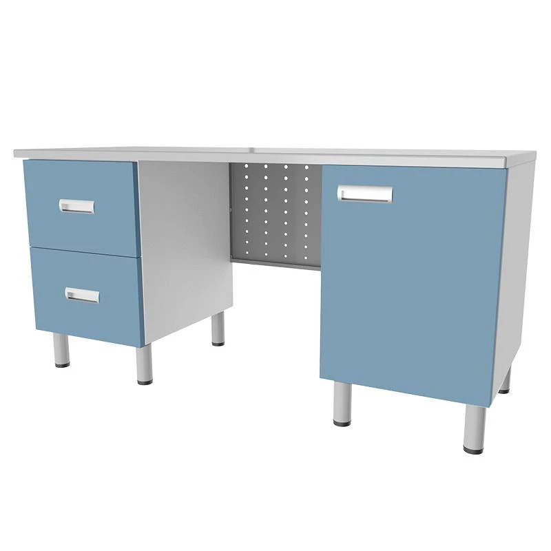 Laboratory Table with Two Cabinets and Shelf SL-05-MSK (SL-05-118)