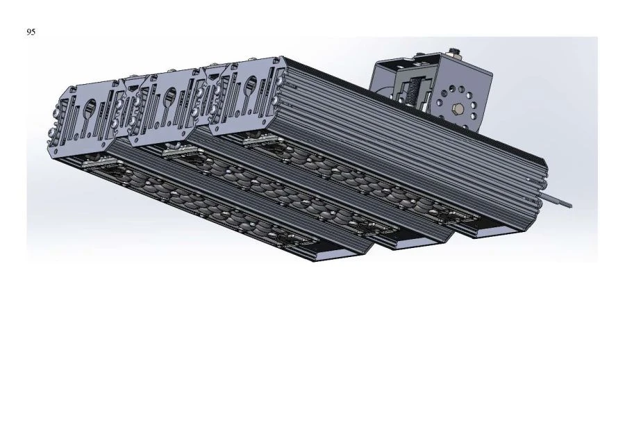 مصباح LED بتصميم صناعي "MTM IoT" سلسلة كيوبيك 180 ثلاث وحدات