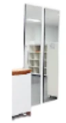 Moisture-Resistant Mirror MGS9.027 with Safe Film