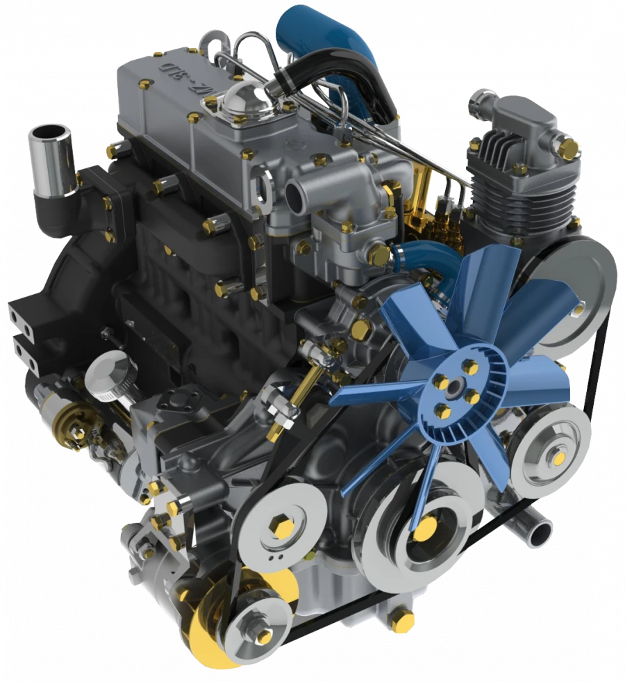 Diesel Engine MMZ-3LD for Construction and Generators