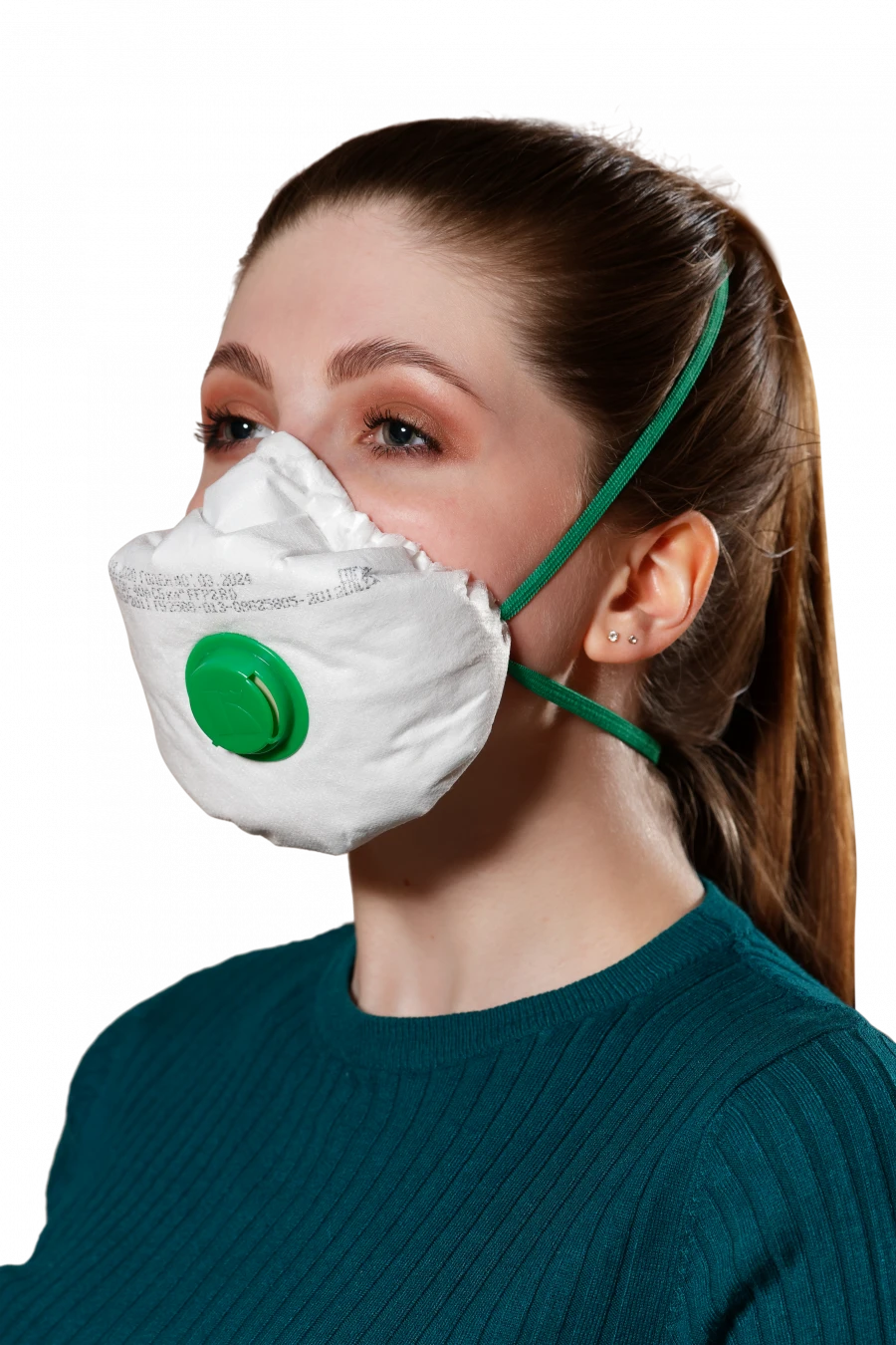 Disposable Filtering Half Mask for Aerosol Protection "Lepestok-40 SB Cl" FFP2 NR D