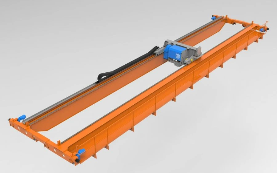 Heavy-Duty Double-Girder Overhead Crane up to 350 Tons