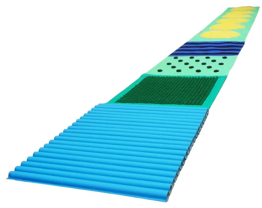 سجادة مسار حسي ملونة للاستخدام في رياض الأطفال