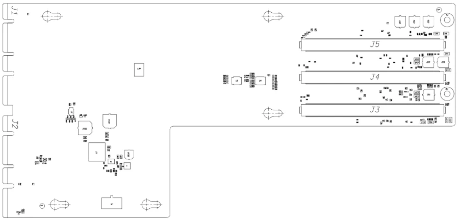 بطاقة توسيع PCIe RSRPCI طراز ETDR.468353.001