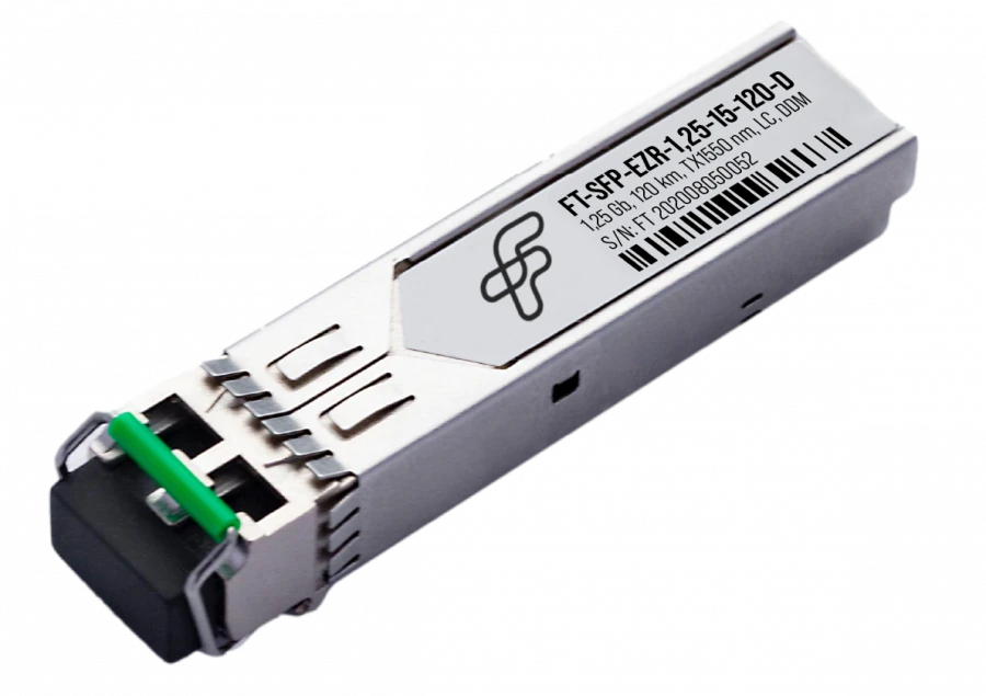 جهاز الإرسال والاستقبال البصري FT-SFP-EZR-1.25-15-120-D